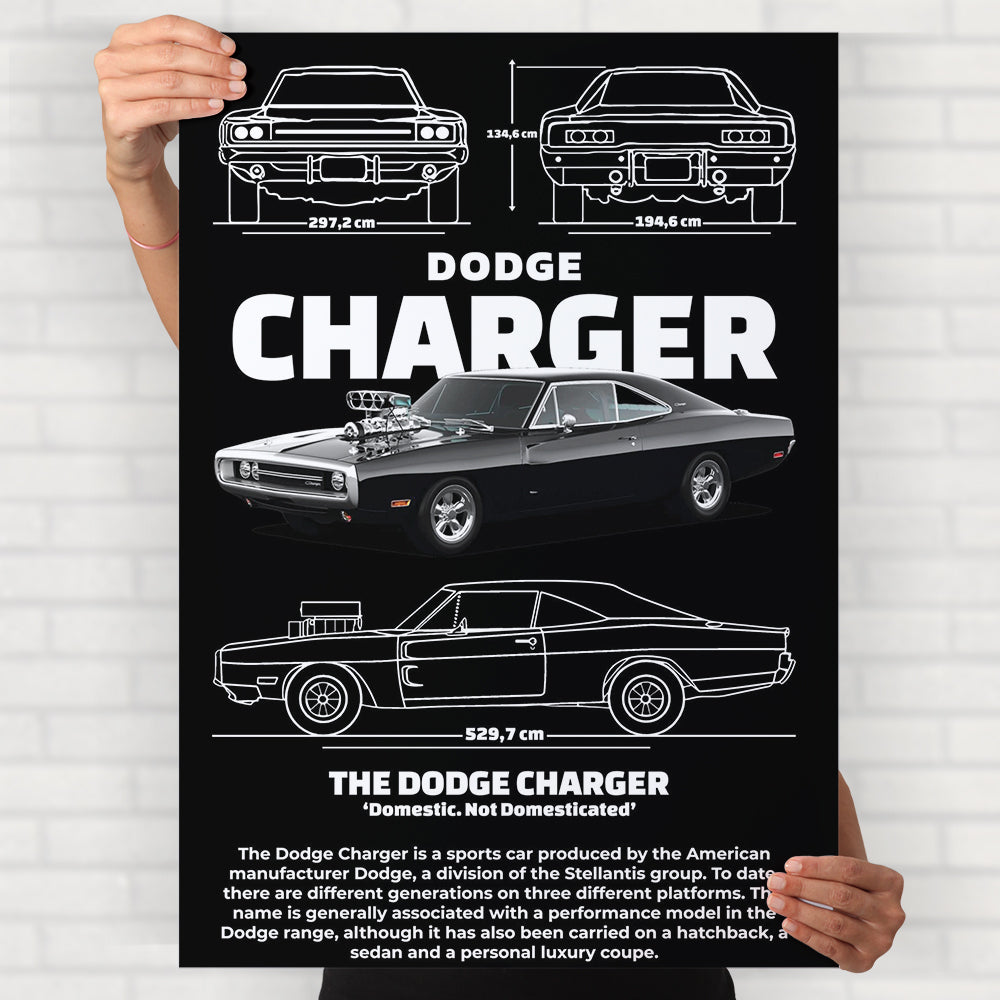 the dodge charger poster