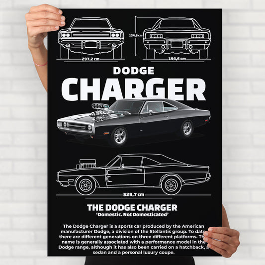 the dodge charger poster