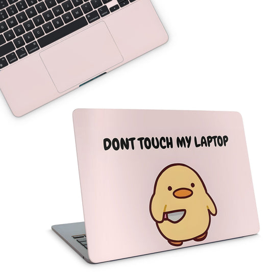 Dont Touch My Laptop Macbook Skin - macbook skins