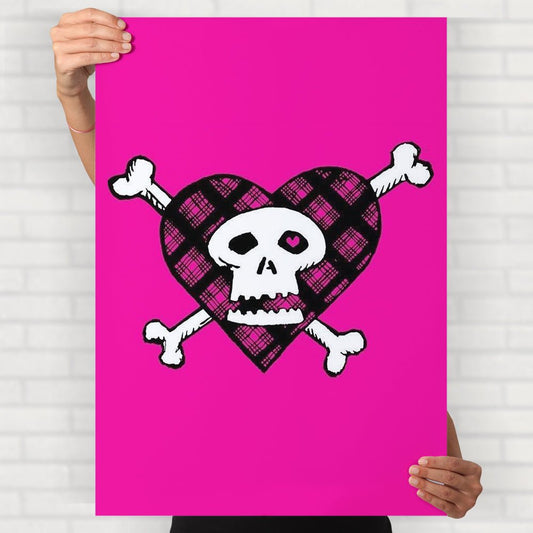 Emo Heart Poster - Posters