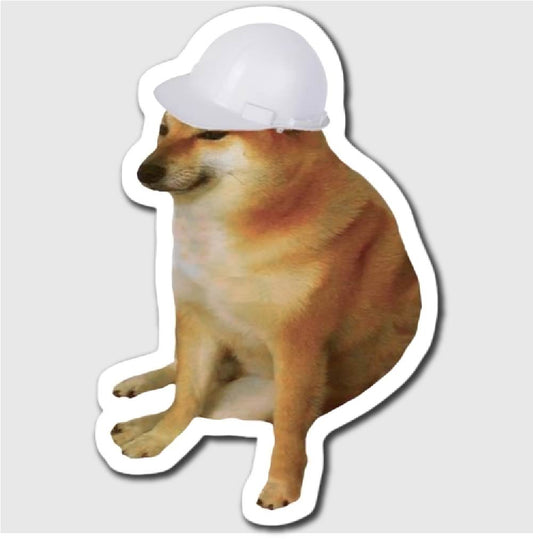 Engineering Dog Sticker - latop top stickers