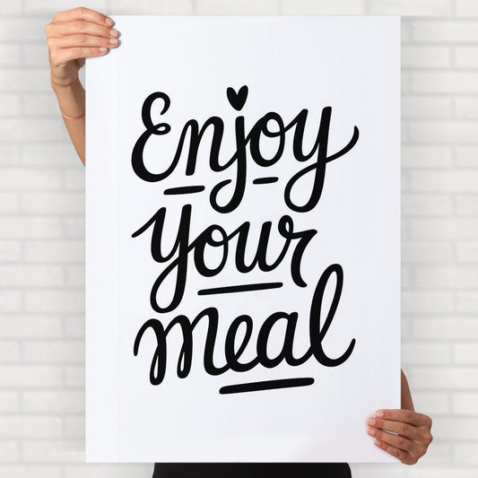Enjoy Your Meal Poster - Posters