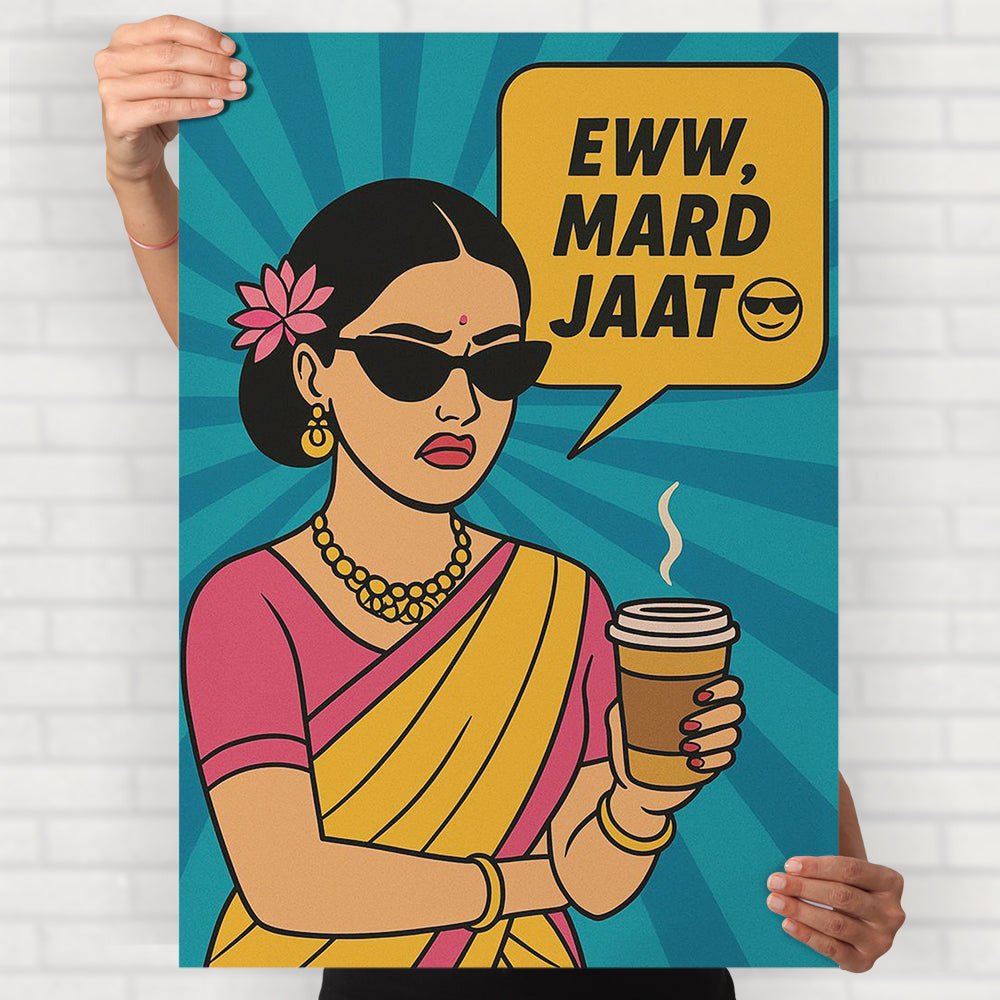 Ew Mard Jaat Poster - Posters