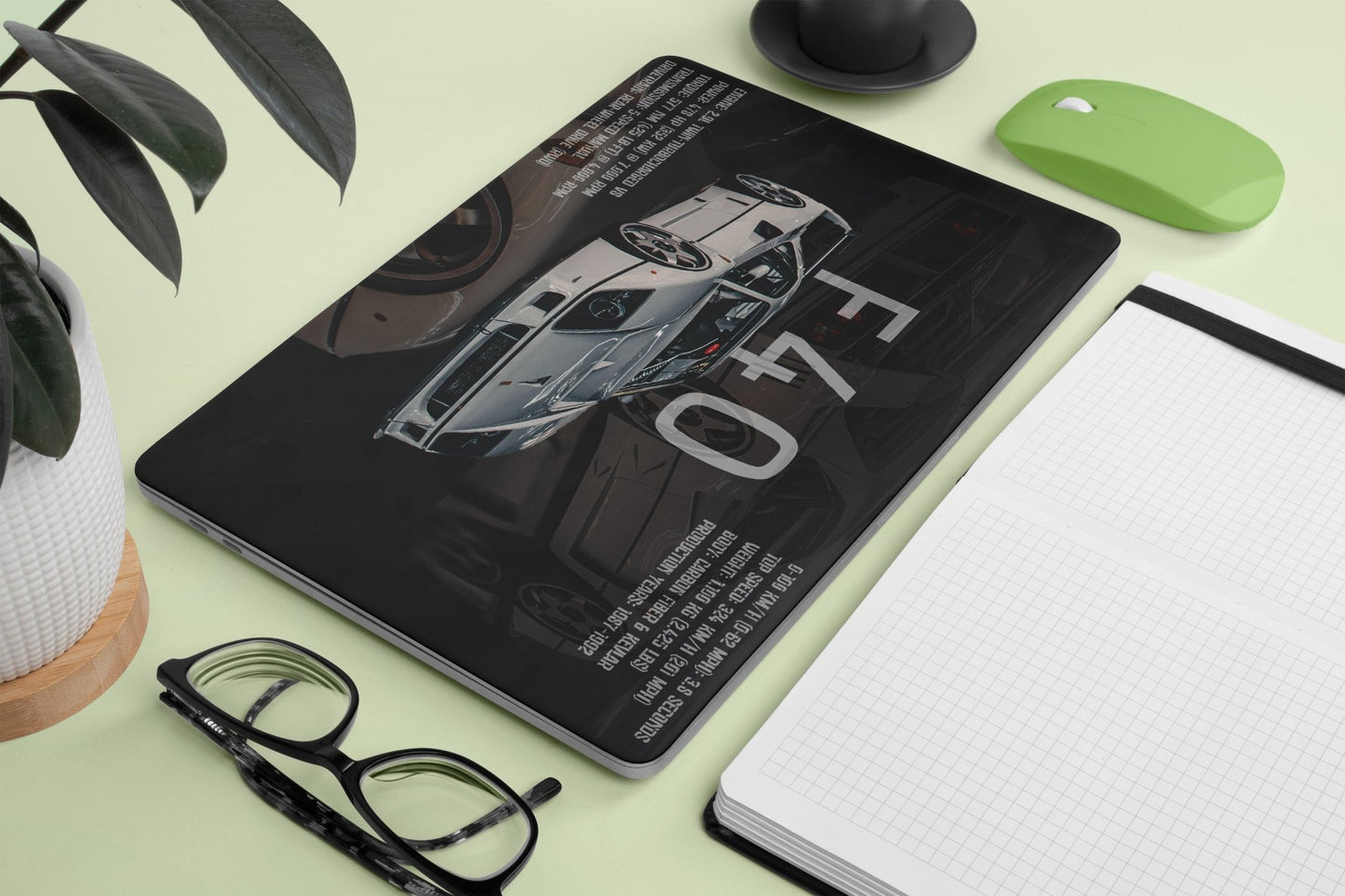 Ferrari F40 Laptop Skin - laptop skins