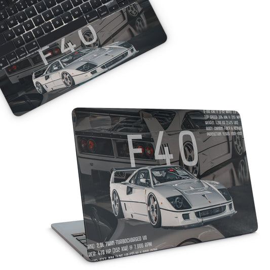 Ferrari F40 Macbook Skin - macbook skins