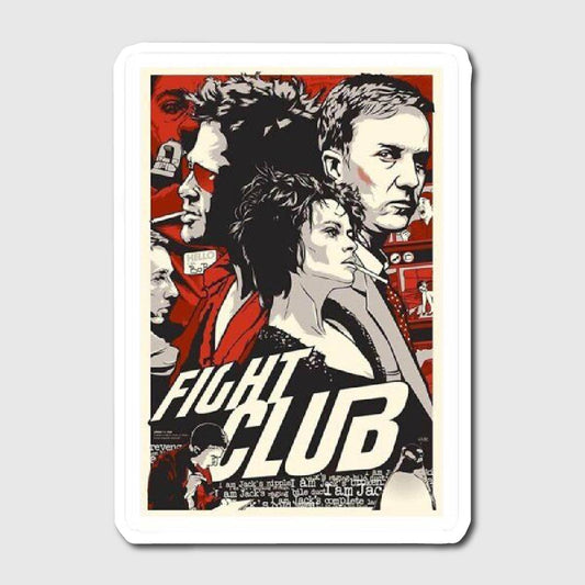 Fight Club Poster Sticker - sticker