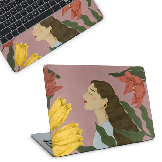 Floral Scent Laptop Skin - laptop skins