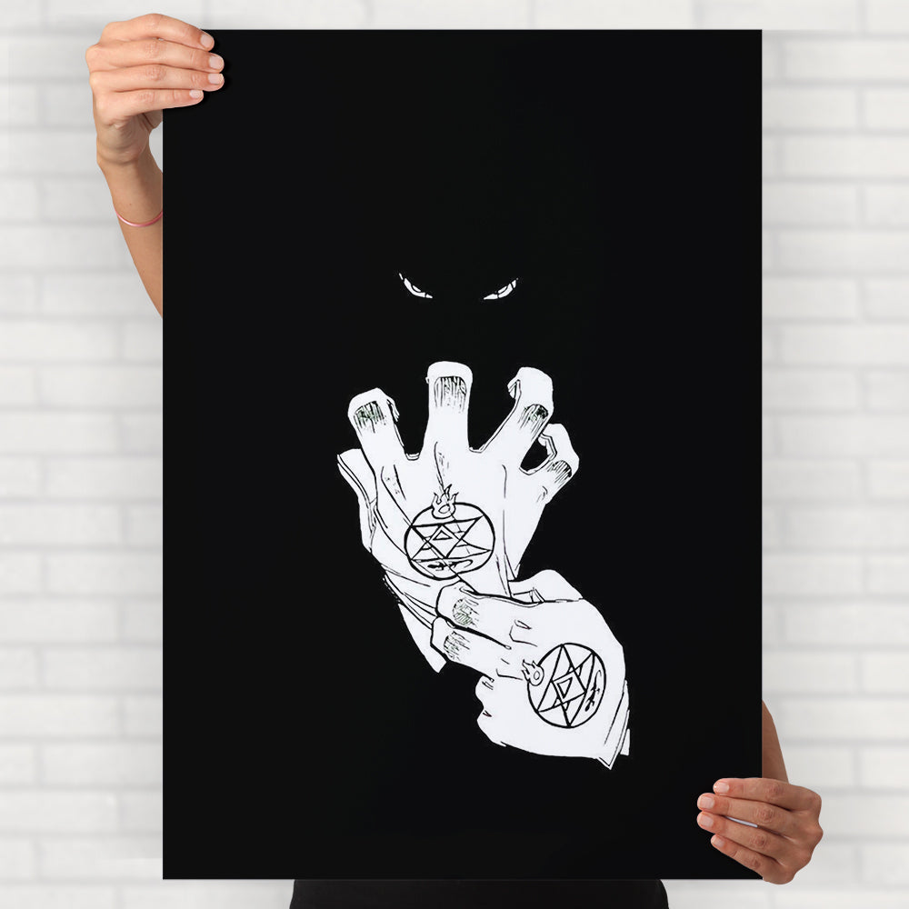 FMAB Roy Mustang Poster