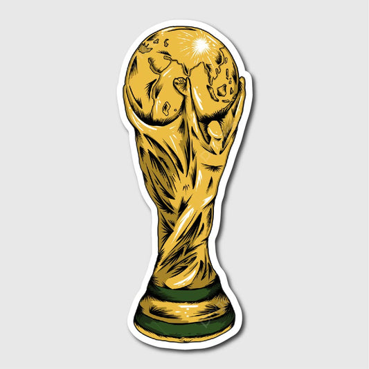 world cup trophy sticker