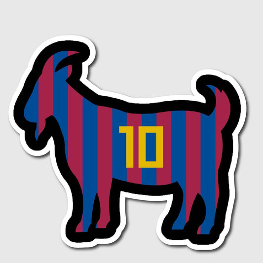 messsi goat sticker