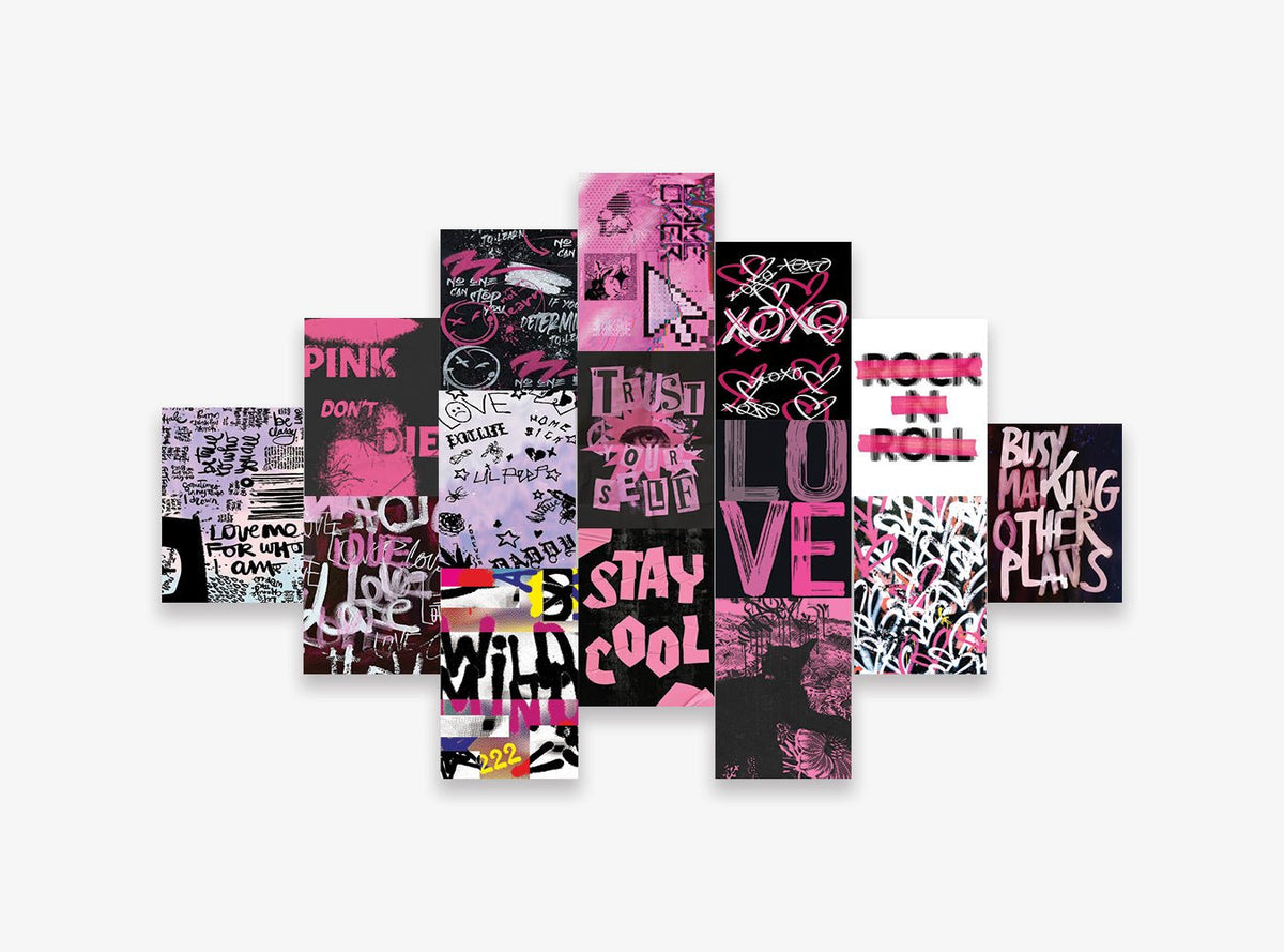 Funky Girl Posters Set (x15 A5) - Poster set