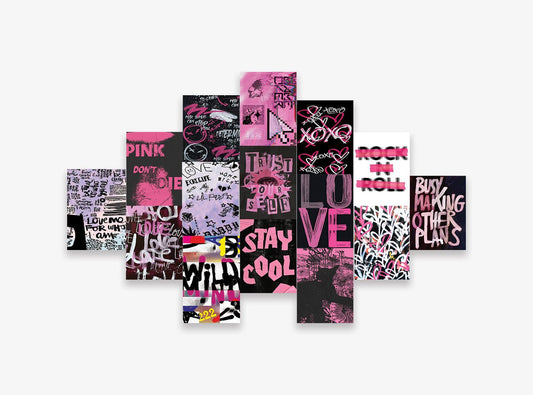 Funky Girl Posters Set (x15 A5) - Poster set