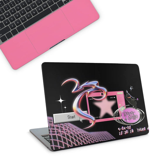 Futuristic Pink Laptop Skin - laptop skins