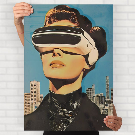 Futuristic Retro Poster - Posters