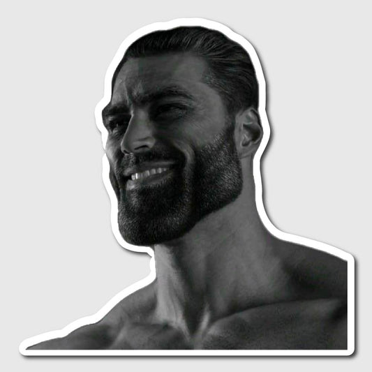 Giga Chad Sticker - sticker