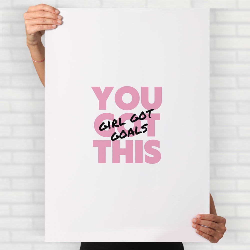 Girl Got Goals Poster - Posters