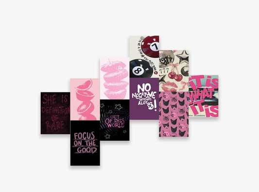 Girly Posters Set 2 (x10 A5) - Poster set