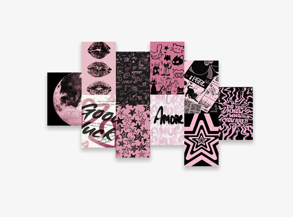 Girly Posters Set 3 (x10 A5) - Poster set