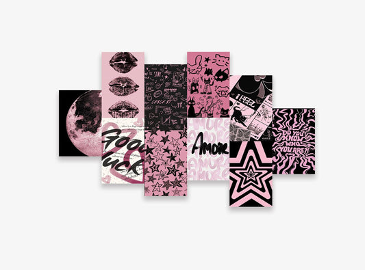 Girly Posters Set 3 (x10 A5) - Poster set