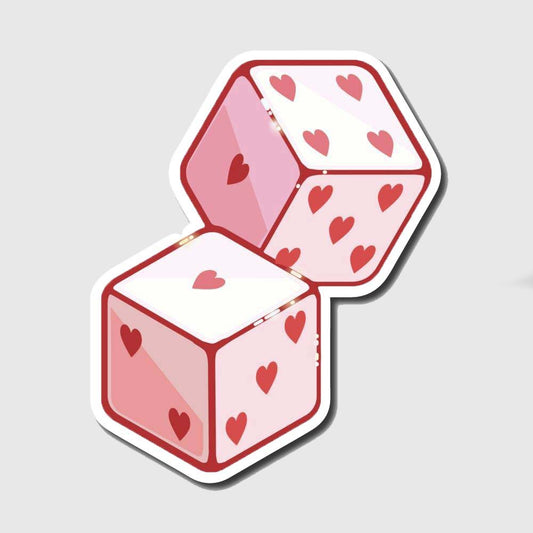 Red Dice Sticker