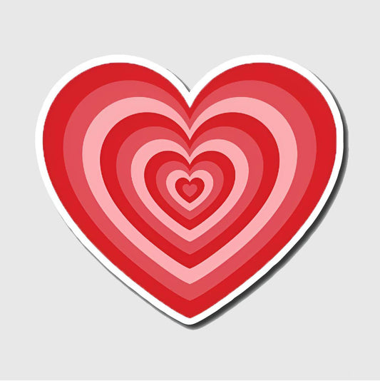 Red Heart Sticker