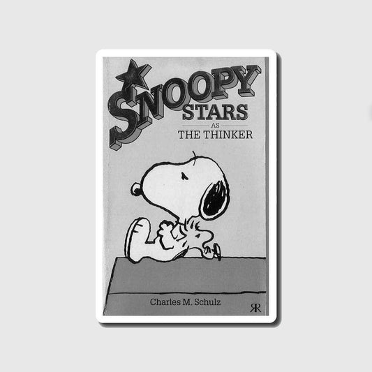 Snoopy Poster Sticker
