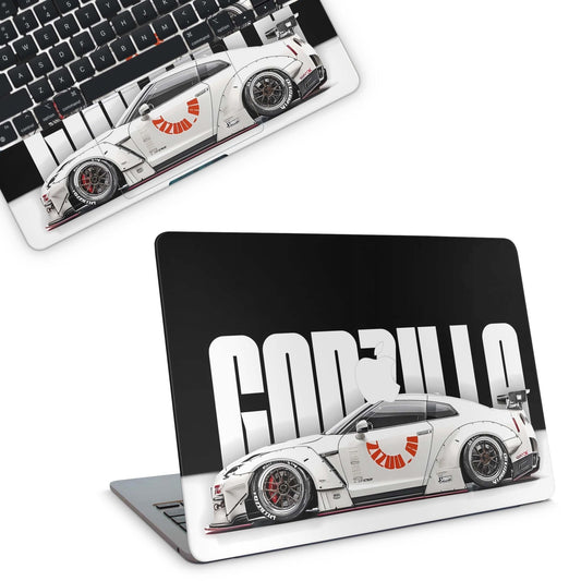 Godzilla Car Macbook Skin - macbook skins