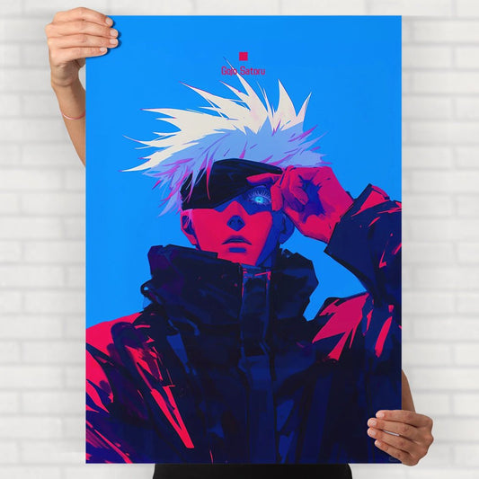Gojo Satoru Poster | JJK Anime Wall Art - Posters