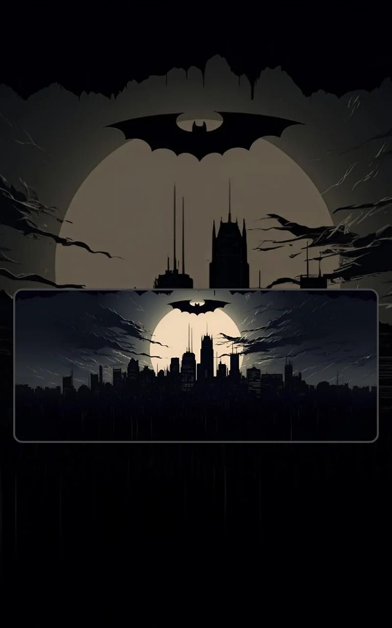 Gotham City | Custom Mousepads | Large Desk Mat/Mousepads | In Pakistan - mousepads