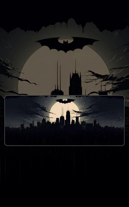 Gotham City | Custom Mousepads | Large Desk Mat/Mousepads | In Pakistan - mousepads
