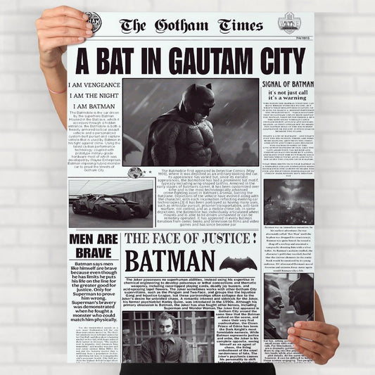 Gotham Times Poster - Posters