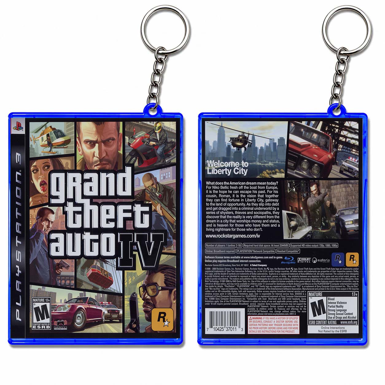 Grand Theft Auto IV Keychain - Keychains