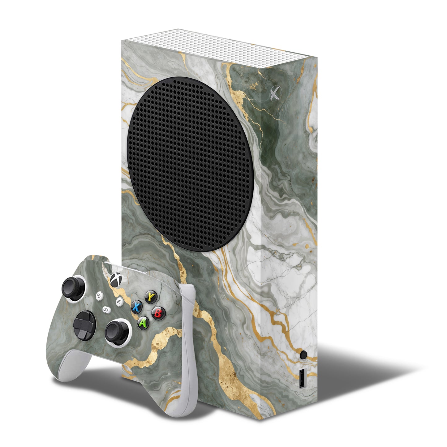 Grey Marble Xbox Series S Skin