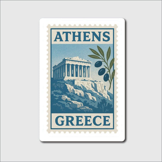 Greece Stamp Sticker - sticker