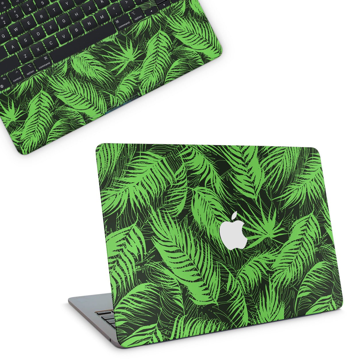 Green Leaves Macbook Skin - macbook skins