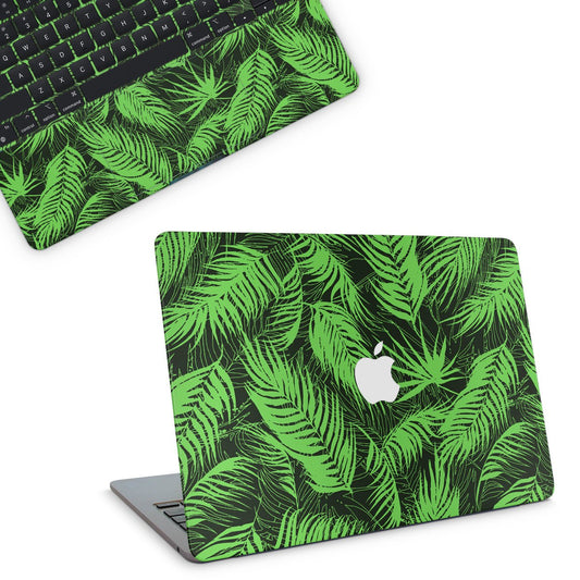 Green Leaves Macbook Skin - macbook skins