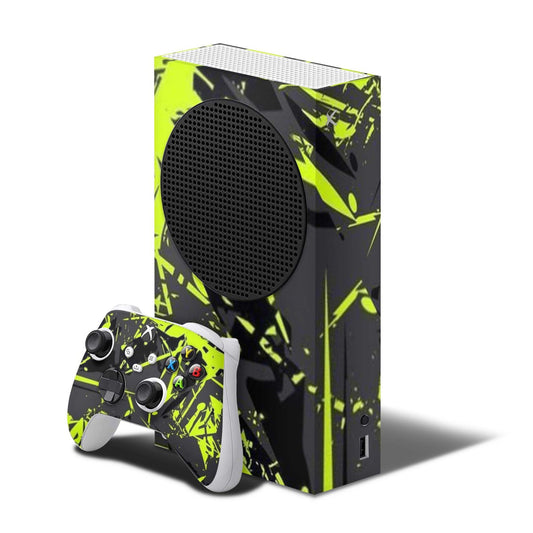 Green Splatter Xbox Series S Skin - Combo