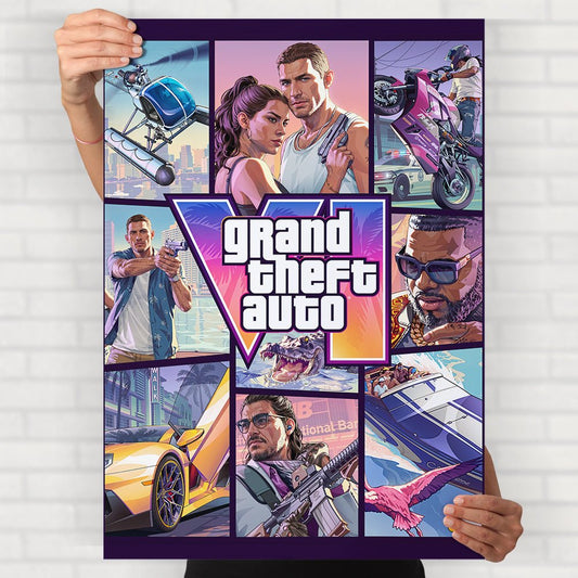 GTA 6 Cover art poster - Posters