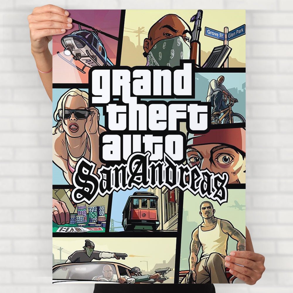 GTA San Andreas Poster - Posters