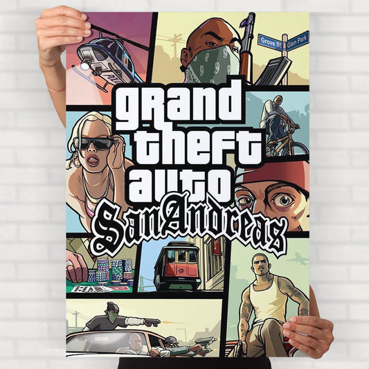 GTA San Andreas Poster - Posters