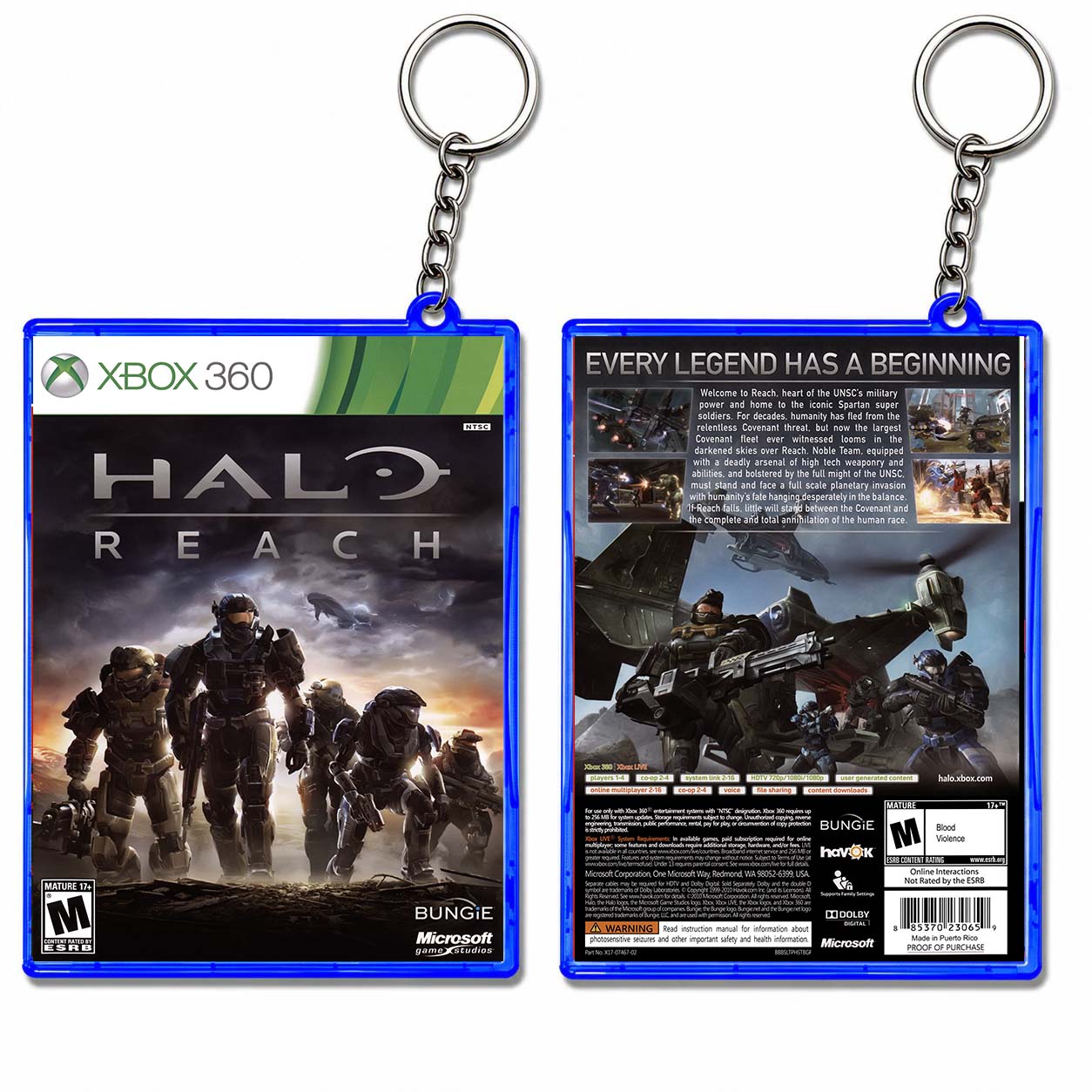 Halo: Reach Keychain - Keychains