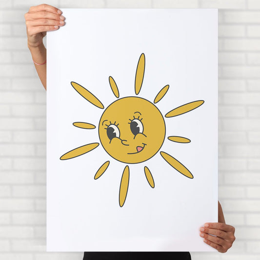 Happy Sun Poster - Posters