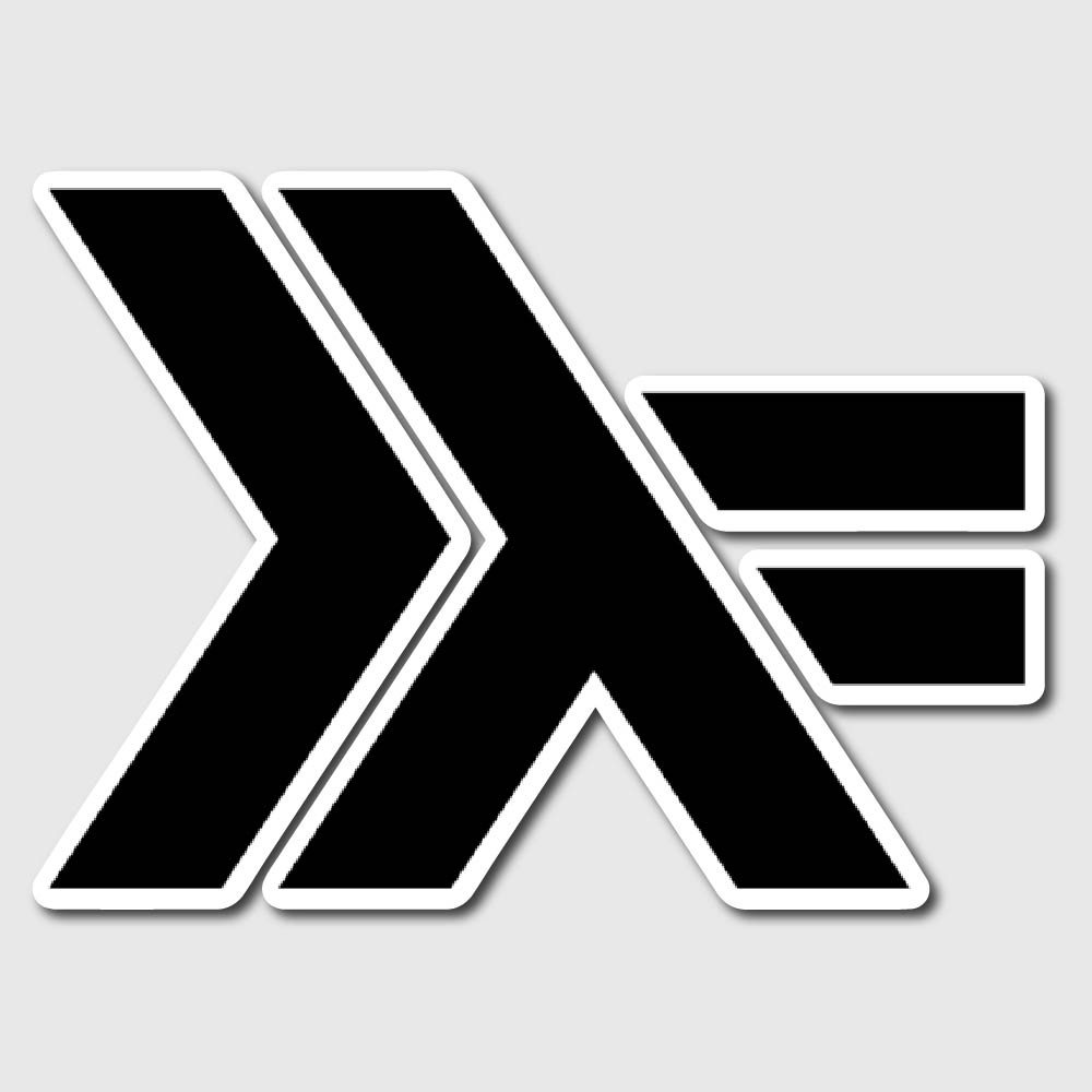 Haskell Language Sticker