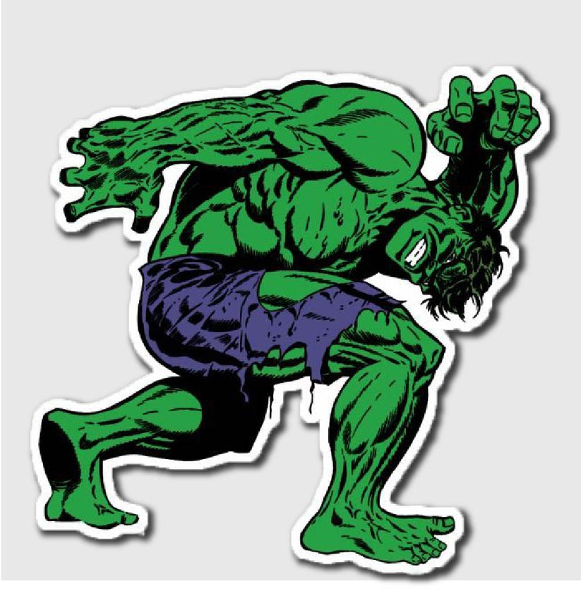 Halk Sticker Marvel Hulk Sticker