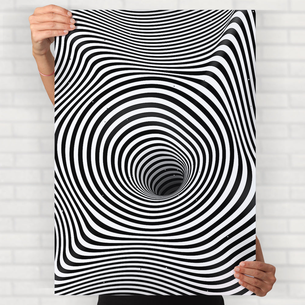 Hole Illusion Poster