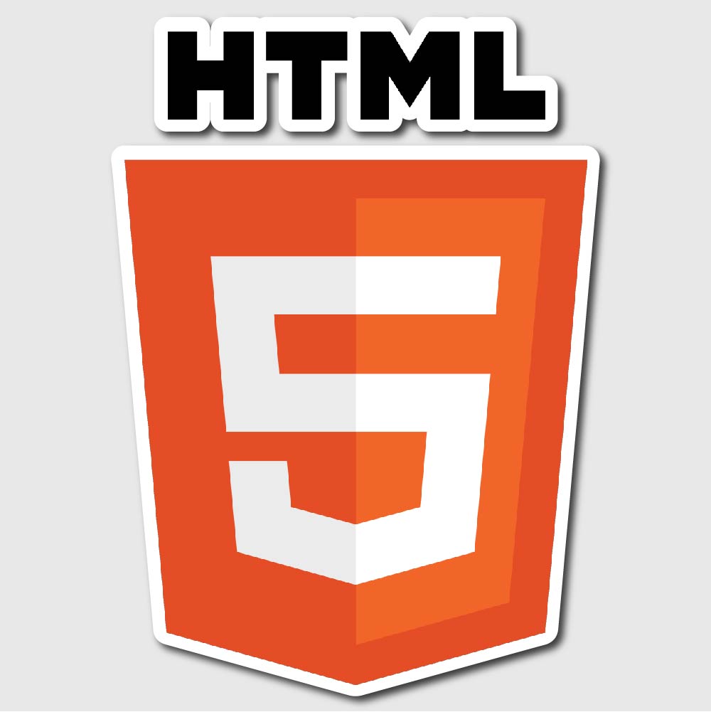Html Styled Stickers HTML Programming Sticker