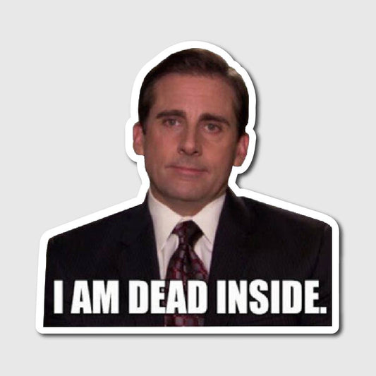I Am Dead Inside Sticker - sticker