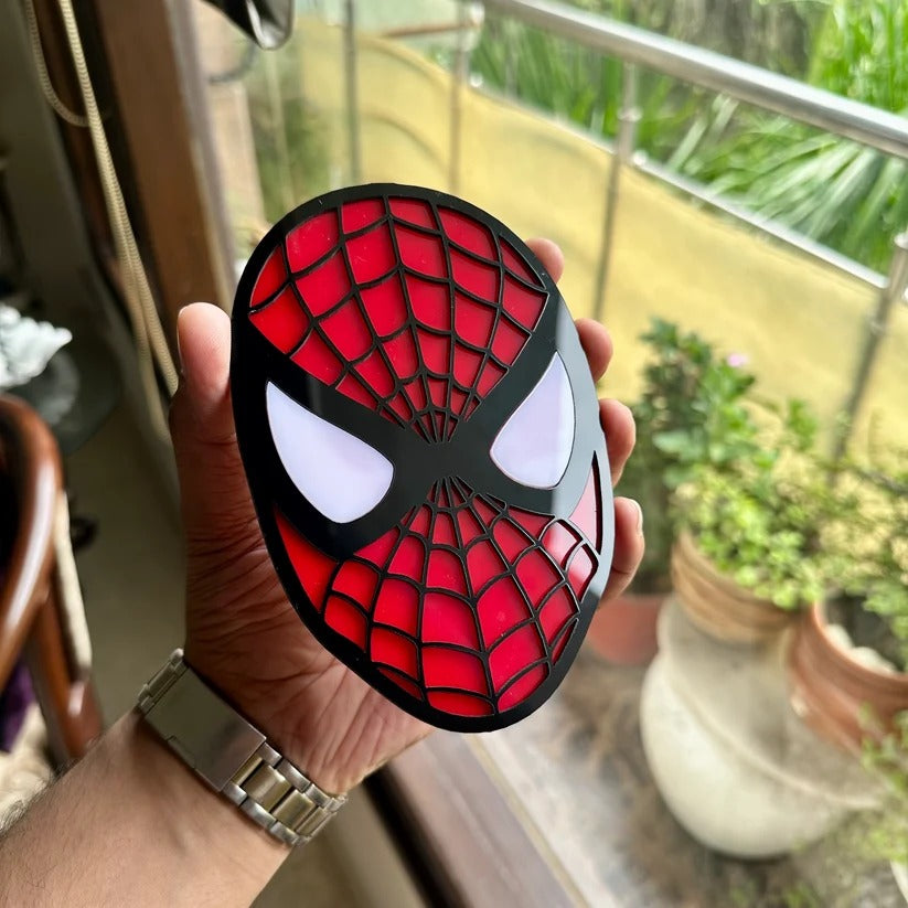 Spiderman Mask Acrylic Sign