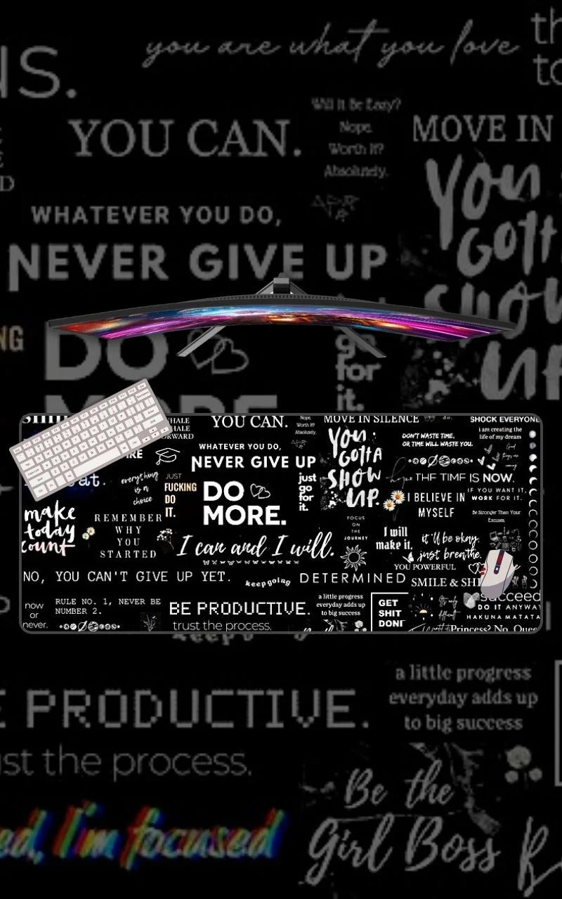 Quotes Motivational | Motivational Mousepads | Custom Mousepads | Large Desk Mat/Mousepads| In Pakistan