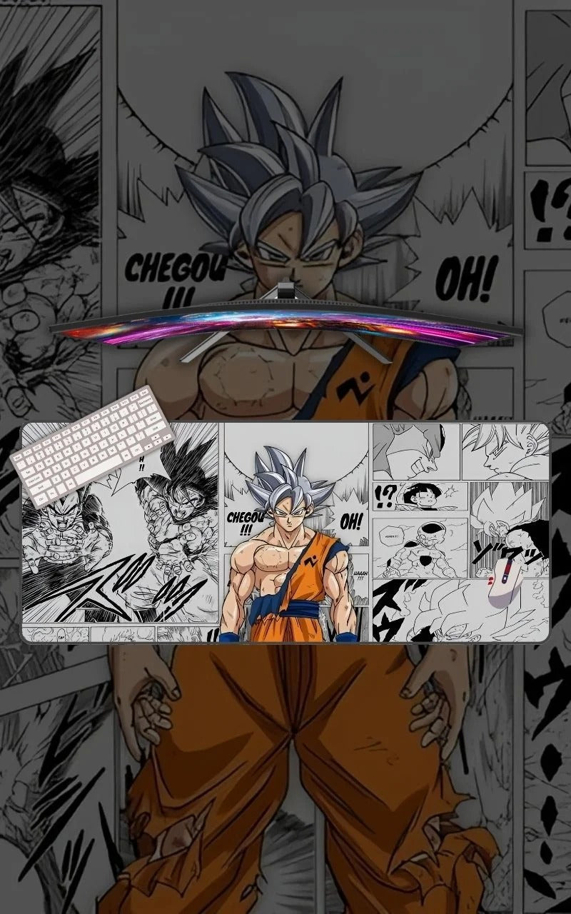 Goku Ultra Instinct | Anime Mousepads | Custom Mousepads | Large Desk Mat/Mousepads | In Pakistan